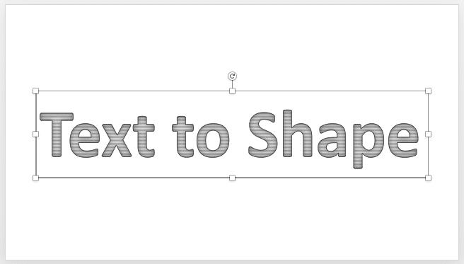 Text box selected on a slide Text box selected on a slide