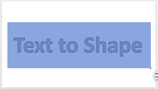 Rectangle shape being drawn over the text box