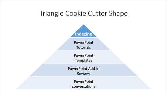 Triangle Cookie Cutter shape Triangle Cookie Cutter shape