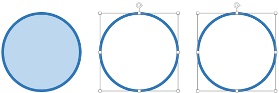 2nd and 3rd circles with fill removed