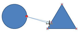 New point (vertex) added to the triangle functions as an anchor point New point (vertex) added to the triangle functions as an anchor point
