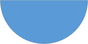 blue half circle logo