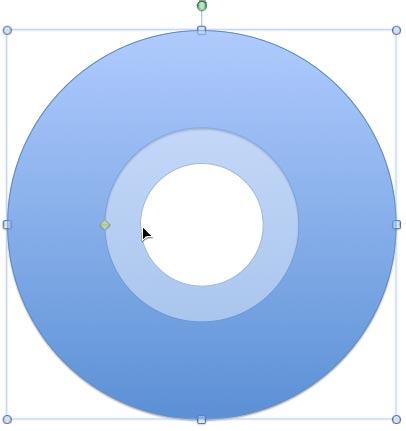 Donut shape looking like a CD Donut shape looking like a CD