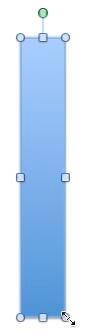 Rectangle shape resized to match the trunk of a tree Rectangle shape resized to match the trunk of a tree