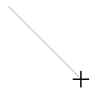 Shift key lets you constrain straight lines to 45 degree increments Shift key lets you constrain straight lines to 45 degree increments
