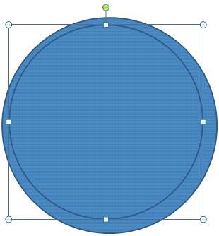 Resized circle