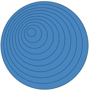 Ten circle shapes