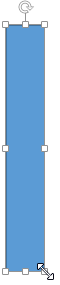 Rectangle shape resized to match the trunk of a tree Rectangle shape resized to match the trunk of a tree