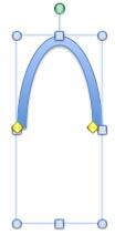 Block Arc resized to match the handle of a shopping bag Block Arc resized to match the handle of a shopping bag