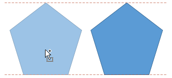 Shape copied at 180°