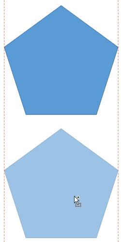Shape copied at 270°