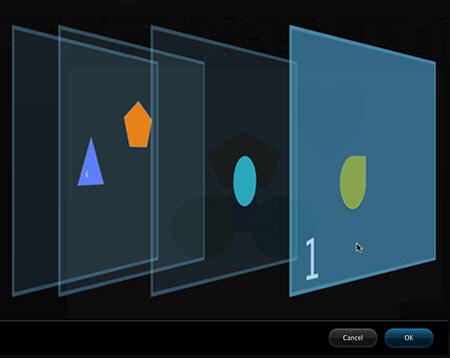 Layer containing the Teardrop selected in the Z-order