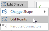 Edit Points option selected