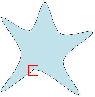 Cursor changed to a four directional arrow