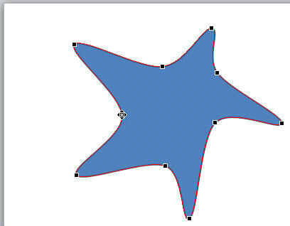 Cursor with a rectangle and four directional arrows