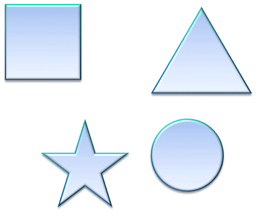 Attributes applied to more shapes