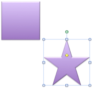 Changed attributes in the other shape Changed attributes in the other shape