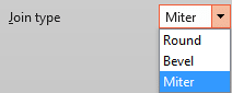 Join type drop-down menu
