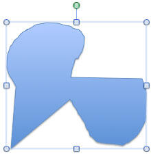 Freeform line as an open shape Freeform line as an open shape