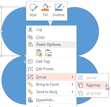 Regroup to reconstitute your ungrouped group