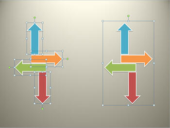 Learn PowerPoint 2010: Group, Ungroup and Regroup Shapes and Slide Objects