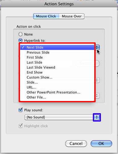 insert a hyperlink in powerpoint for mac