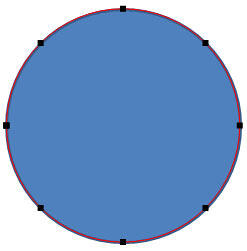 Oval shape in Edit Points mode