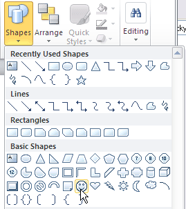 Select the shape