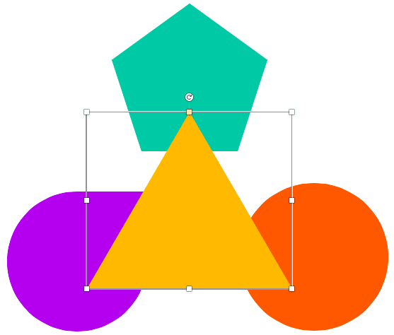 Triangle brought on top Triangle brought on top