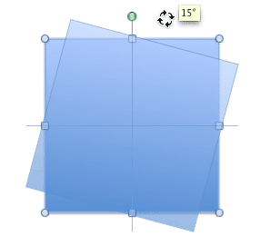 Snap rotation at 15 degree increments