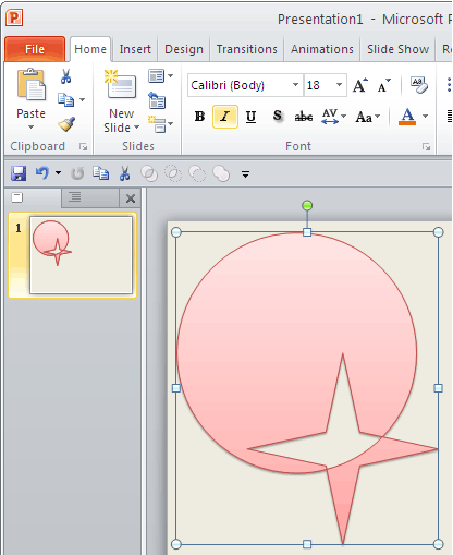 Combined shape Combined shape