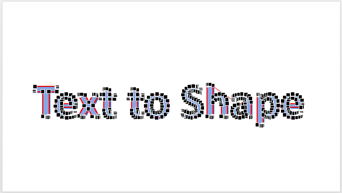 Edit Points reassures you that text has indeed been converted to a shape