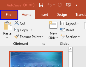 File option File option