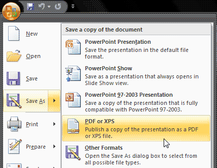 PDF or XPS