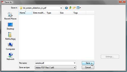 Save PDF