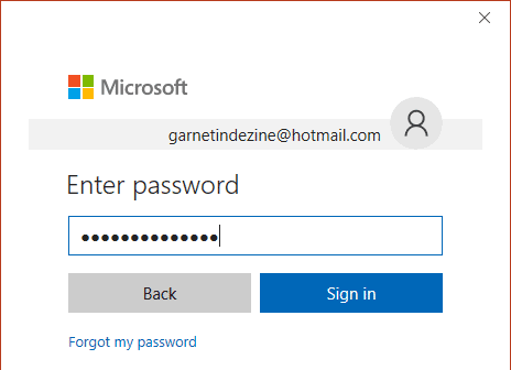 Enter your password