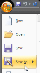 Save As Save As
