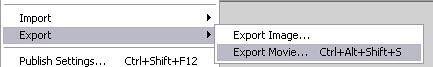 Export Movie Export Movie