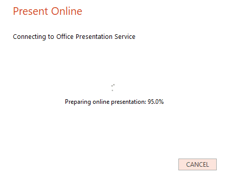 Prepares online presentation