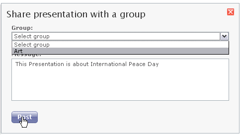 Share with Group Share with Group