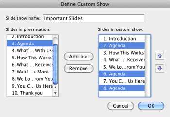 Learn PowerPoint 2011 for Mac: Tips for Custom Shows