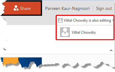 PowerPoint Online interface PowerPoint Online interface
