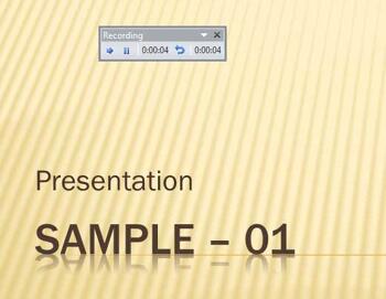 Learn PowerPoint 2010 for Windows: Record Slide Show