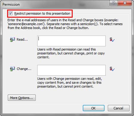 Permission dialog box Permission dialog box
