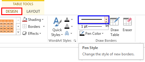 Pen Style button