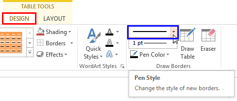Pen Style button Pen Style button