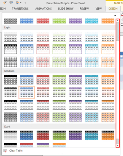 Learn PowerPoint 2013 for Windows: Table Styles
