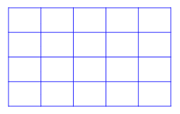 Table drawn with selected border color Table drawn with selected border color