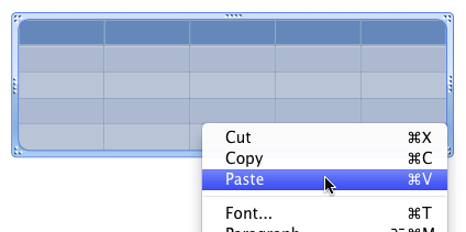 Word table content being pasted into PowerPoint table