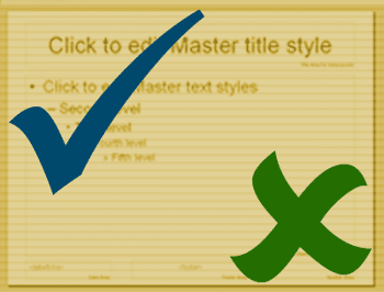 Learn PowerPoint 2003 for Windows: Caveats About Masters